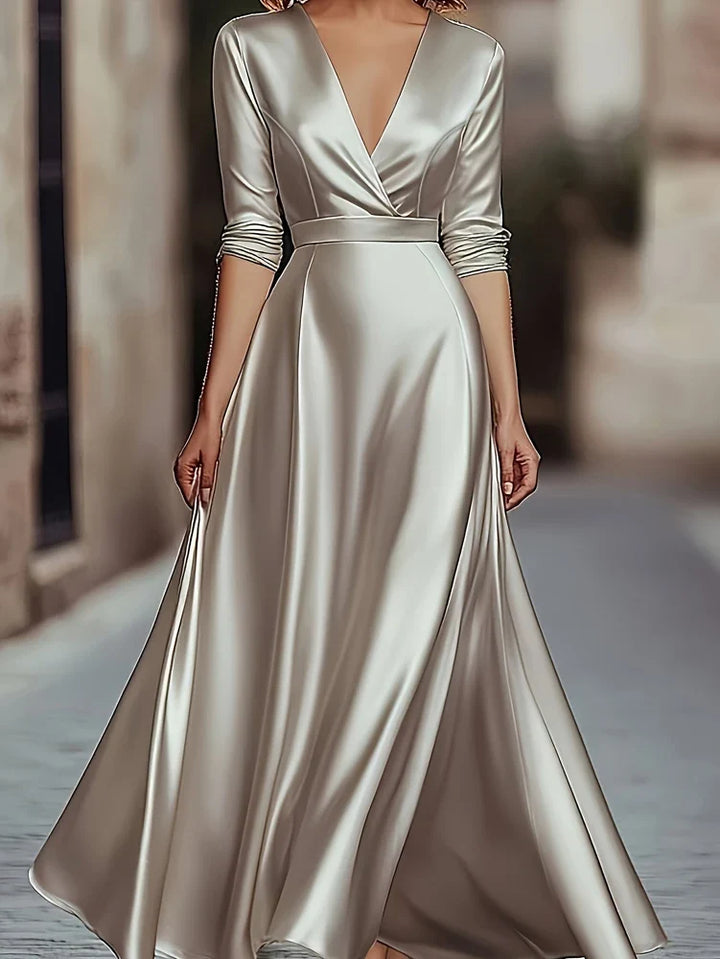 Theodosia Wrap Waist Gown