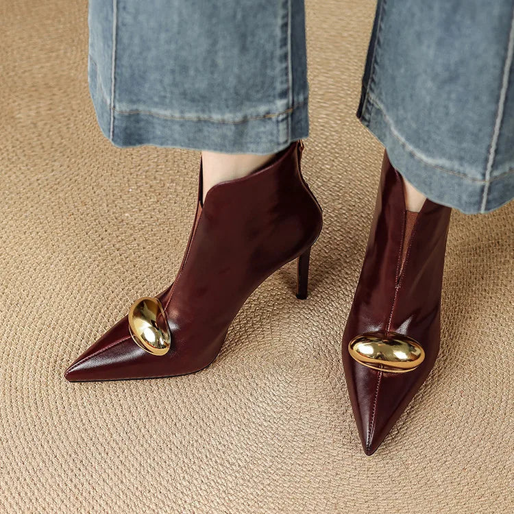 Delphine Pointed Toe Ankle Boot