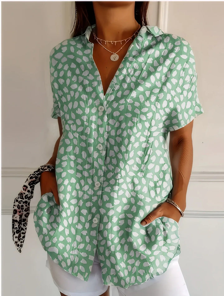 Naomi V Neck Floral Blouse