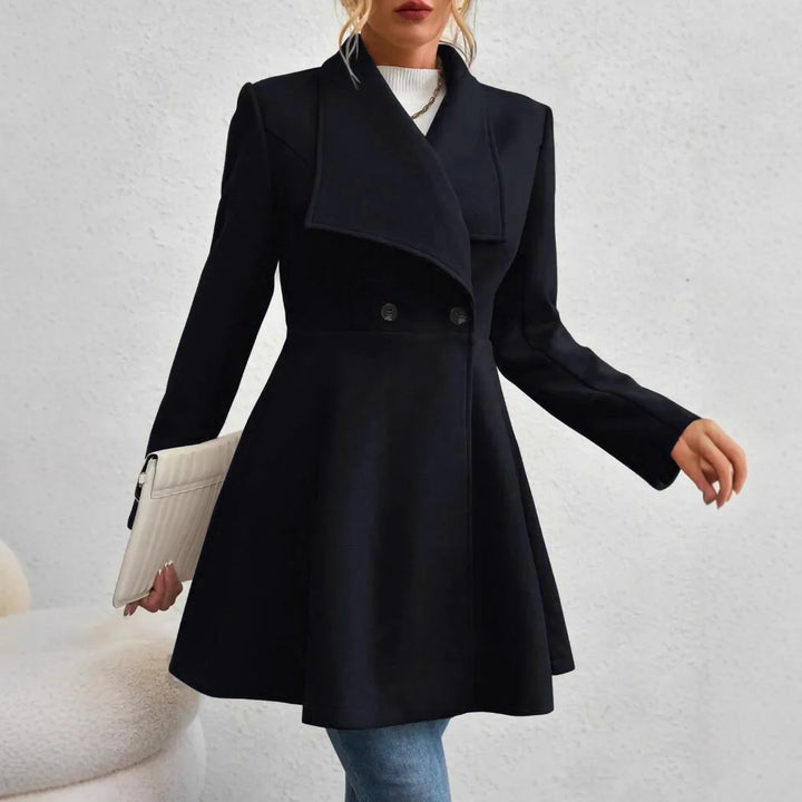 Anneke Waterfall Collar Coat