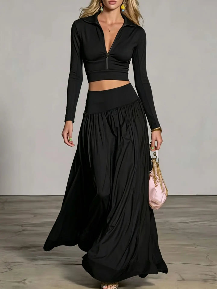 Lindsey Relaxed Flowy Skirt Set