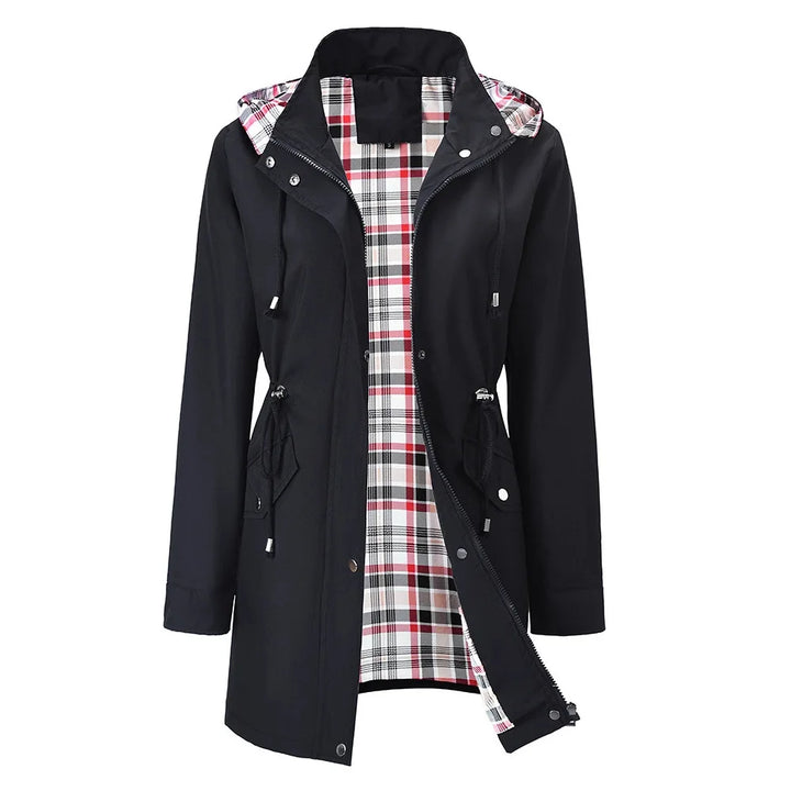 Antonia Drawstring Waist Rain Jacket