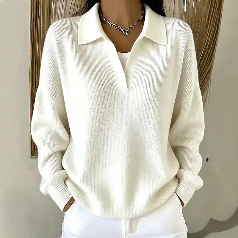 Isadora Ribbed Knit Polo