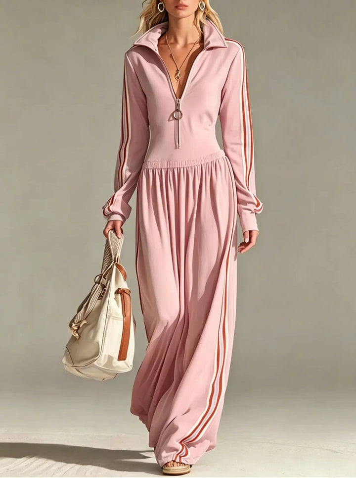 Brenna Activewear Stripe Jumpsuit