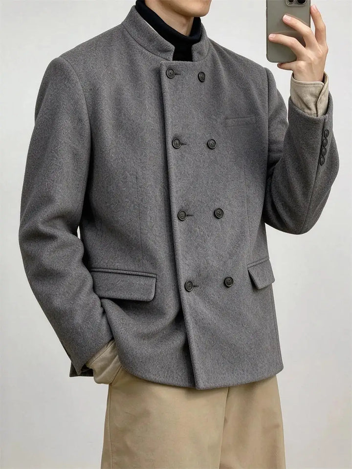 Dawson Mandarin Collar Coat