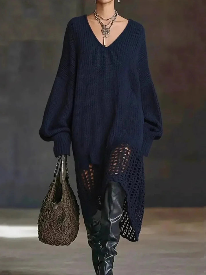 Marisol Hollow Out Sweater Dress