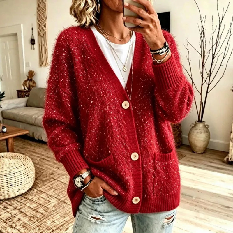 Sabine Button Front Cardigan