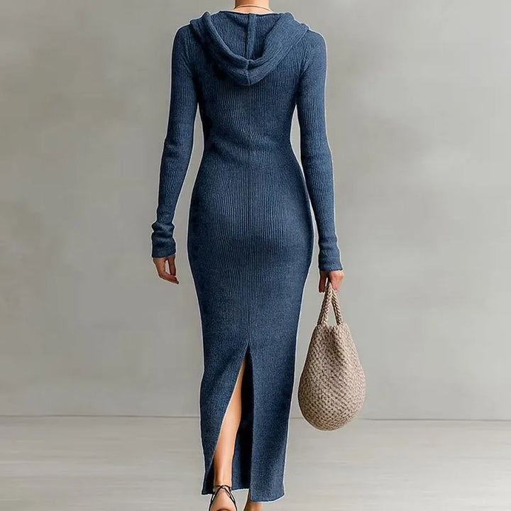 Eleanor Hooded Knit Maxi Dress