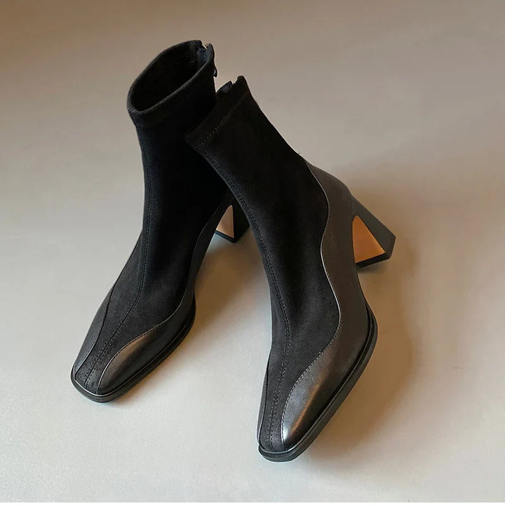 Rowena Square Toe Boots