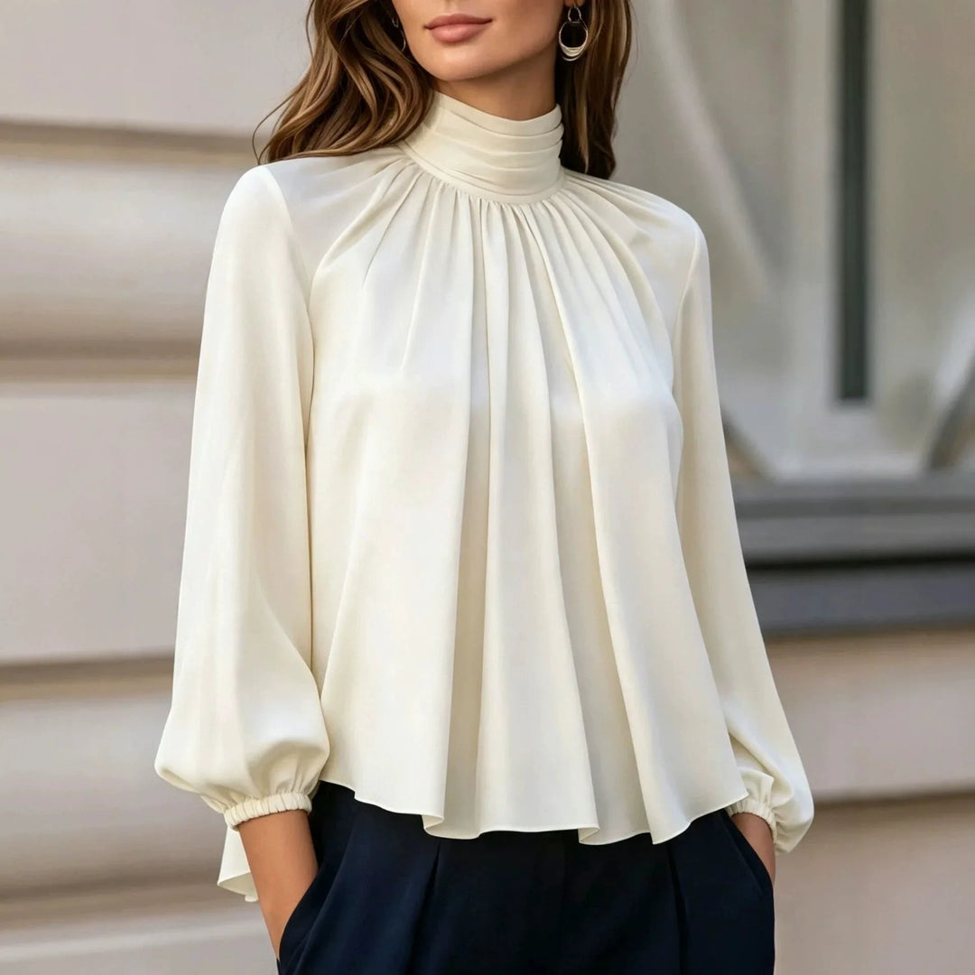 Linnore Gathered Neck Blouse