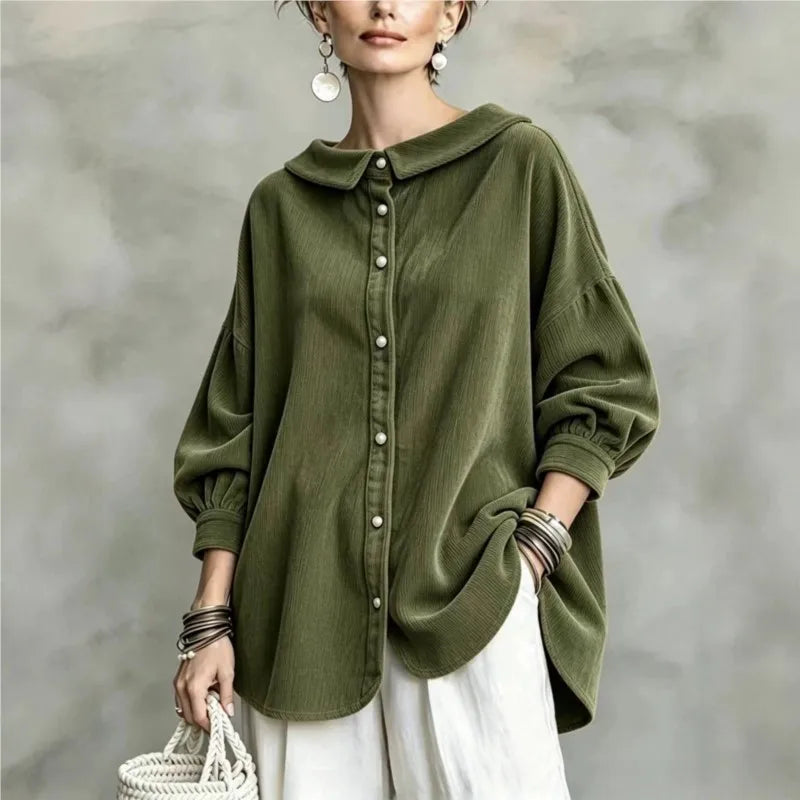 Freya Turn Down Collar Blouse