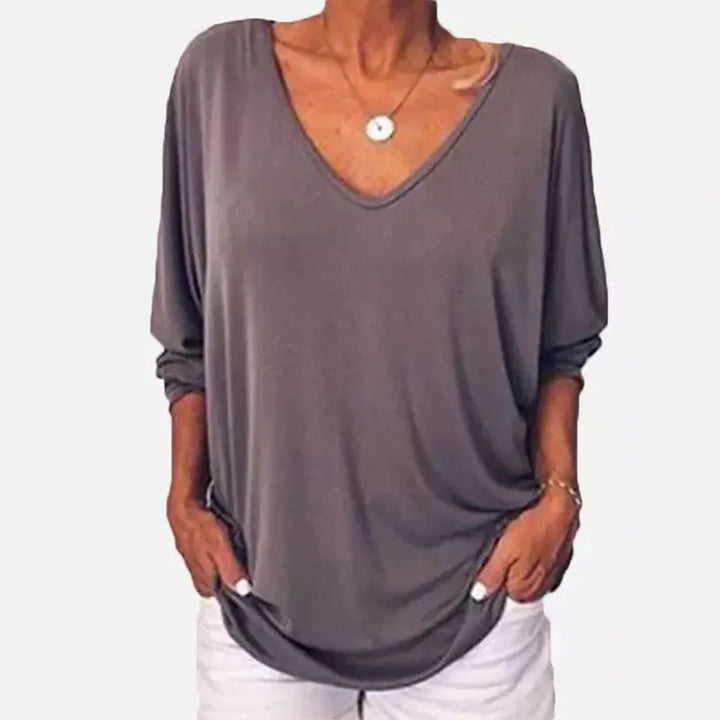 Liana V-Neck Button Top