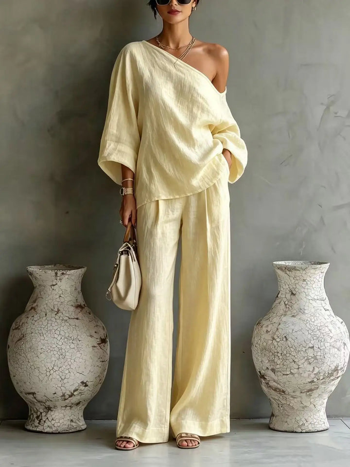 Ariana One Shoulder Matching Set
