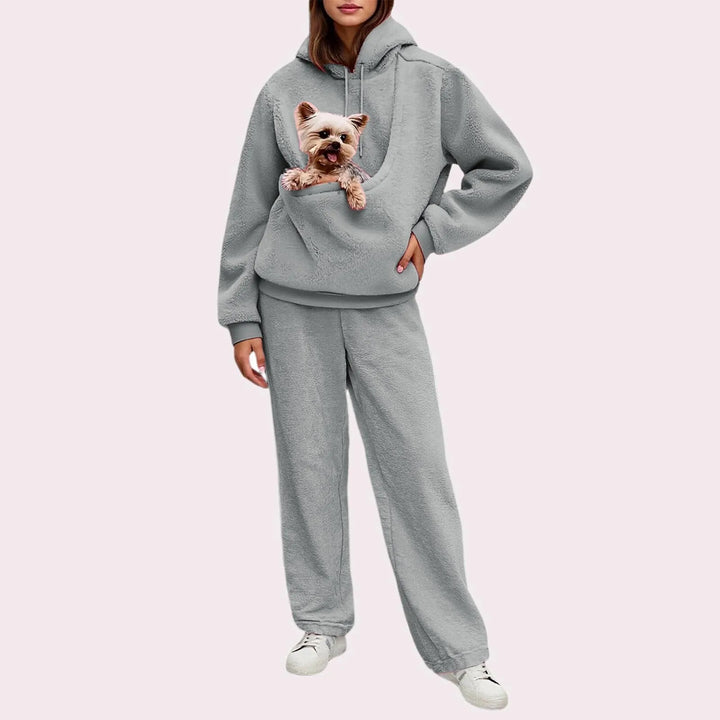 Wren Pet Pocket Hoodie Set