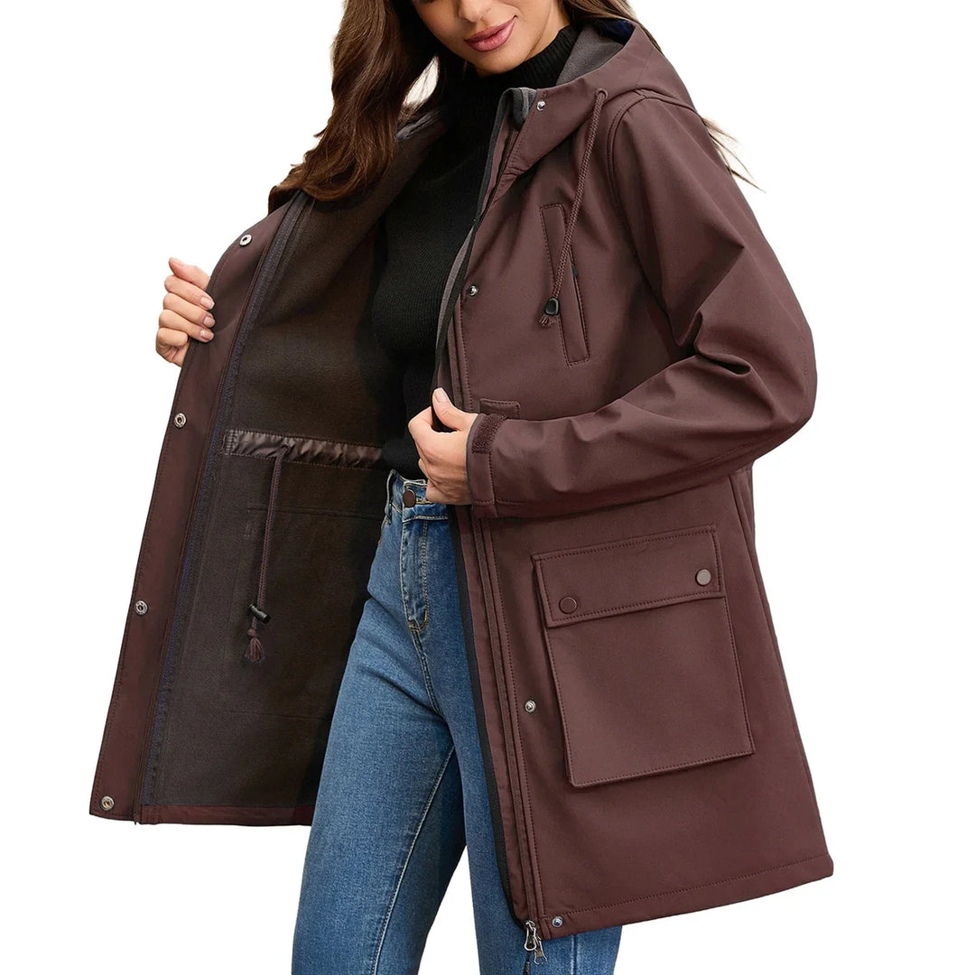 Belinda Brushed Fleece Parka