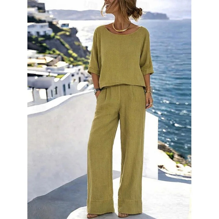 Evalina Summer Vacay Co-Ord Set