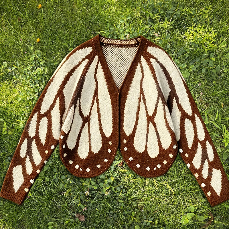Emery Open Front Butterfly Cardigan