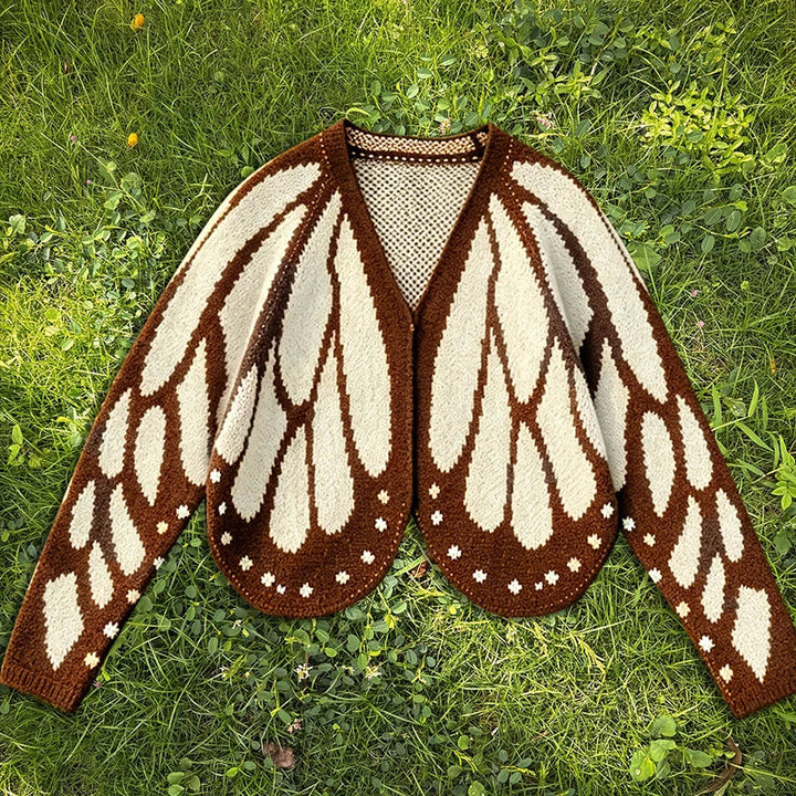 Emery Open Front Butterfly Cardigan