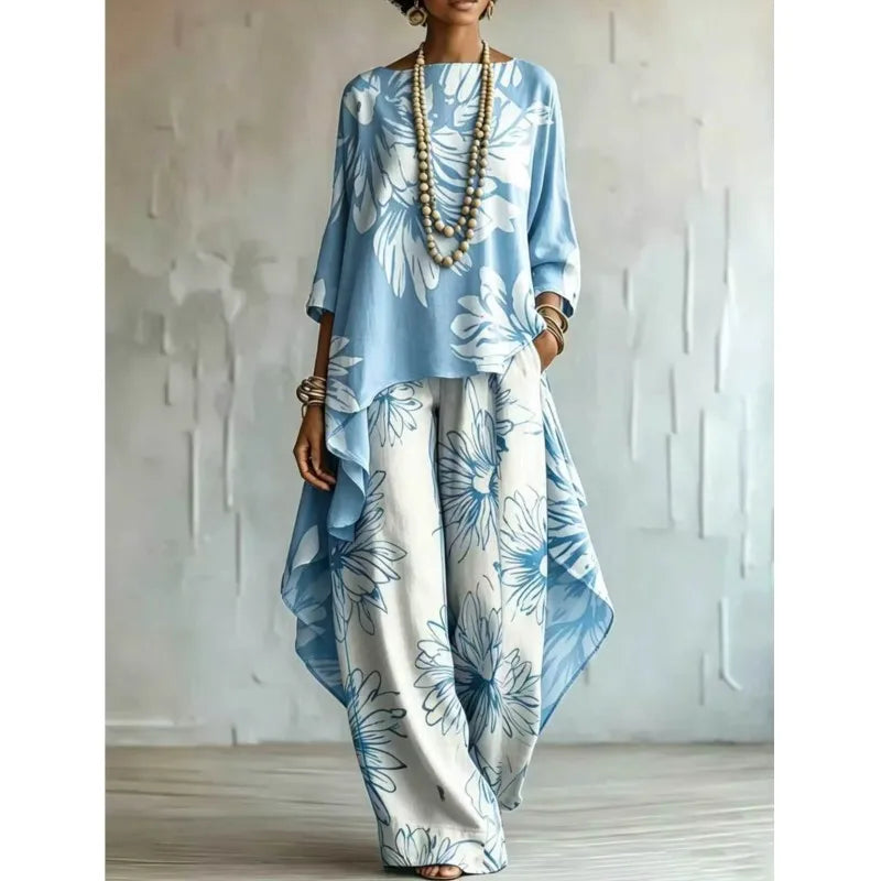 Simone Asymmetric Hem Set