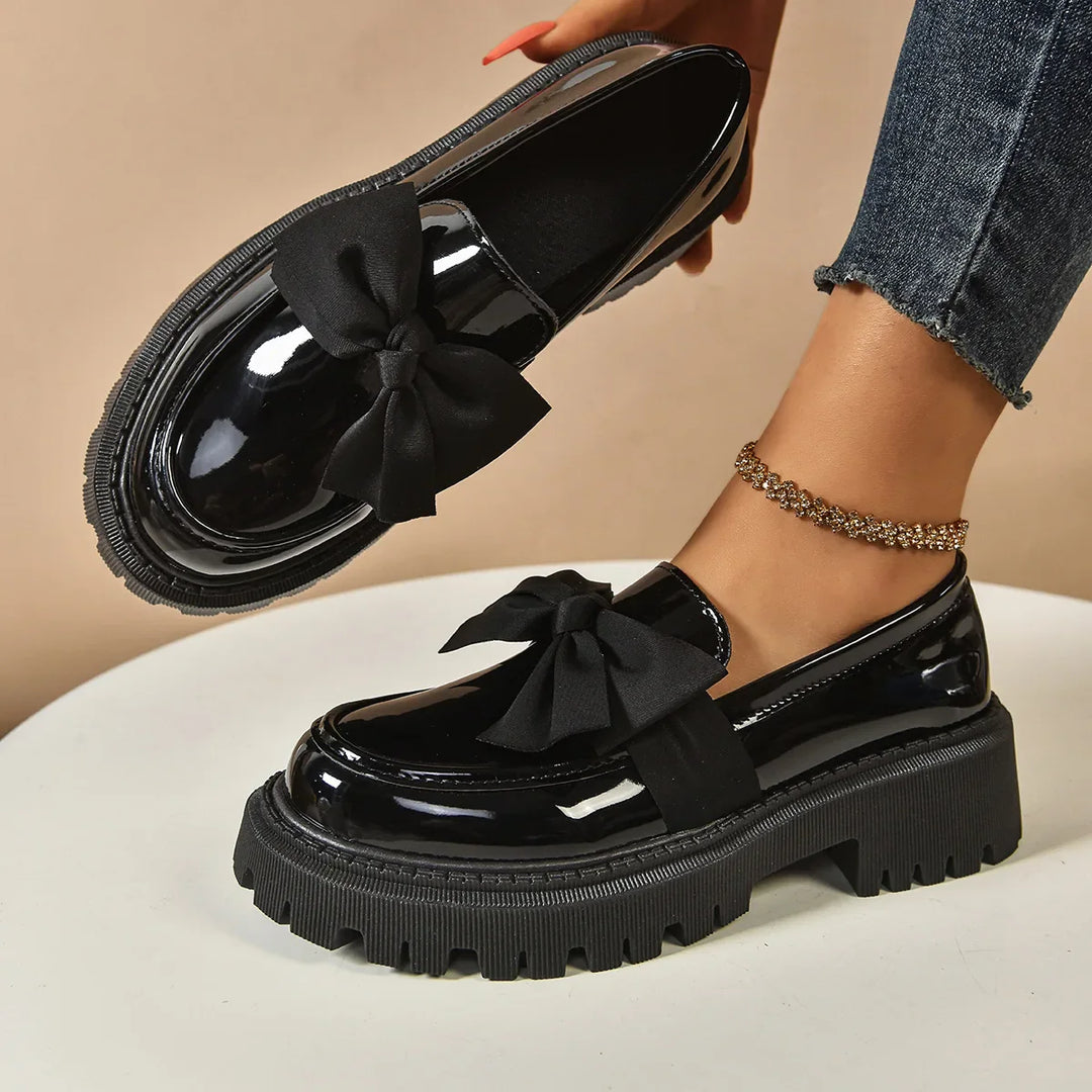 Soana Bow Rise Platform Loafers