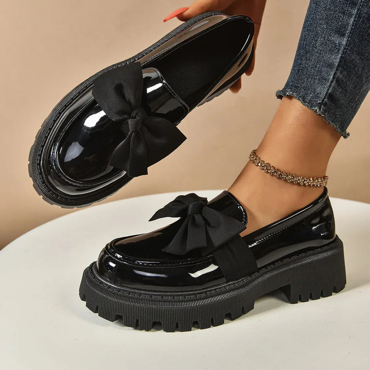 Soana Bow Rise Platform Loafers