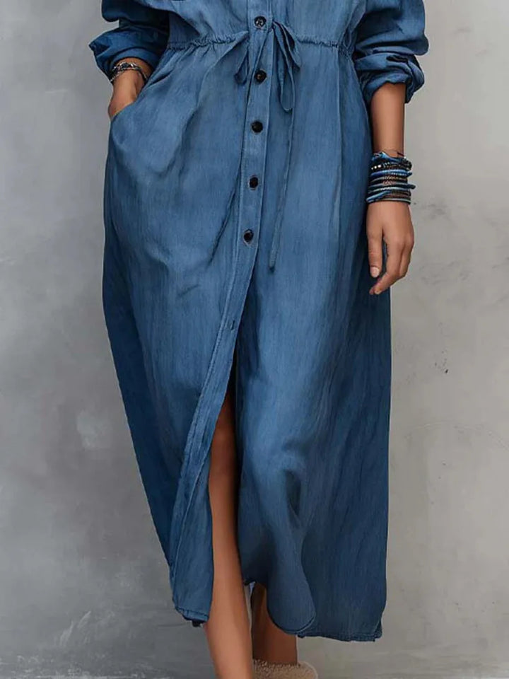 Quinn Everyday Maxi Shirt Dress