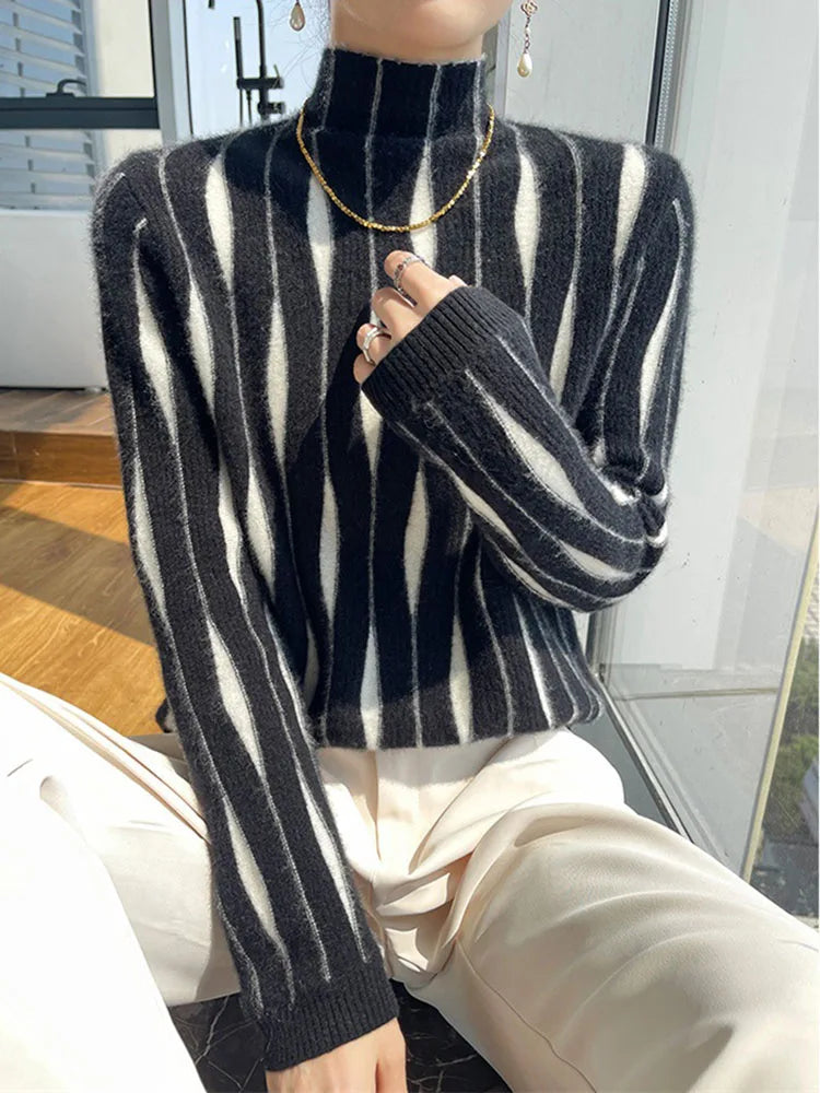 Marguerite Mock Neck Sweater
