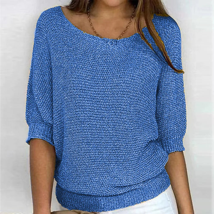 Sable Ribbed Cuff Knit Top