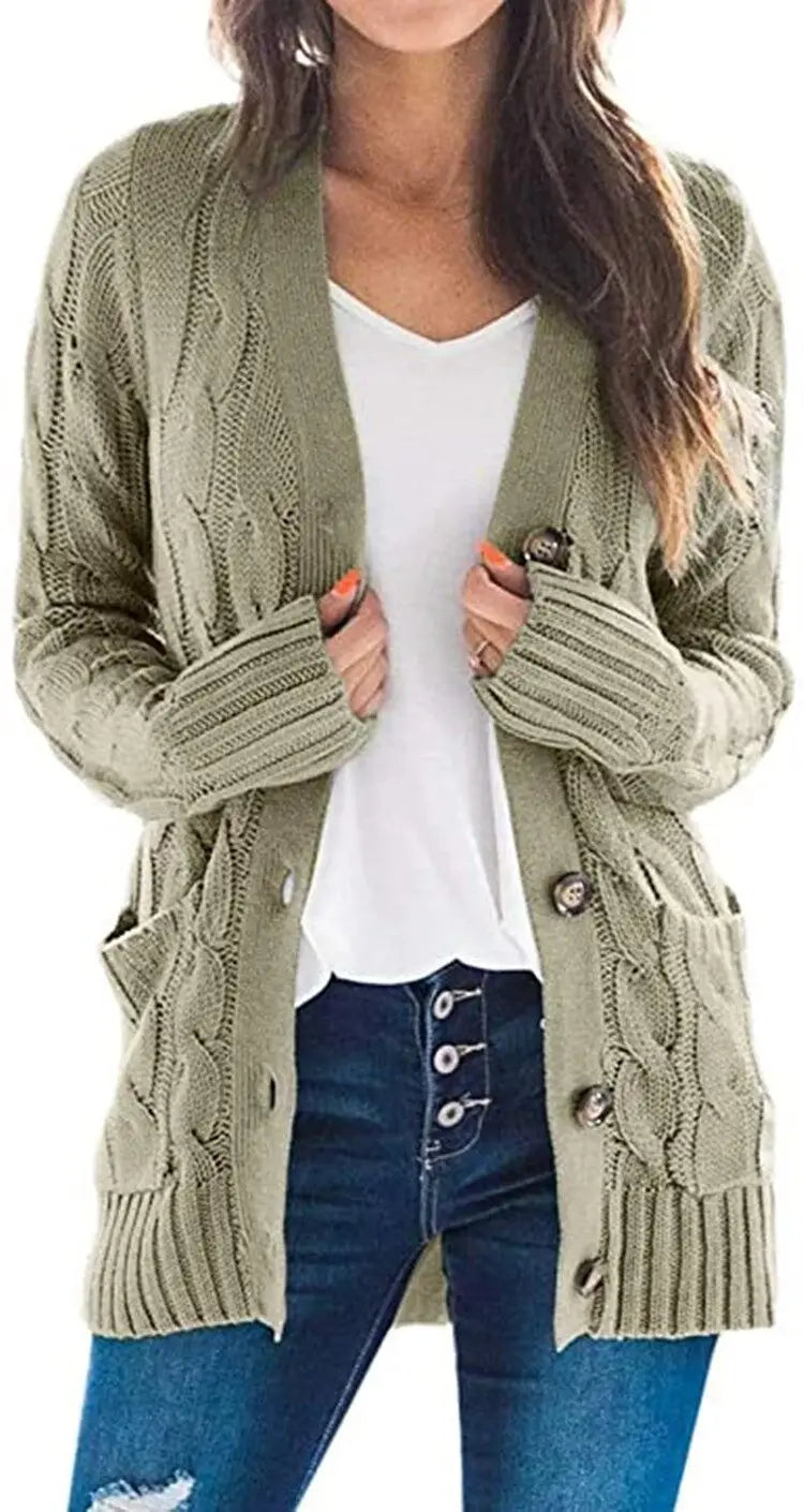 Briallen Cable Knit Cardigan
