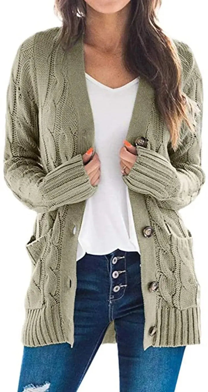 Briallen Cable Knit Cardigan