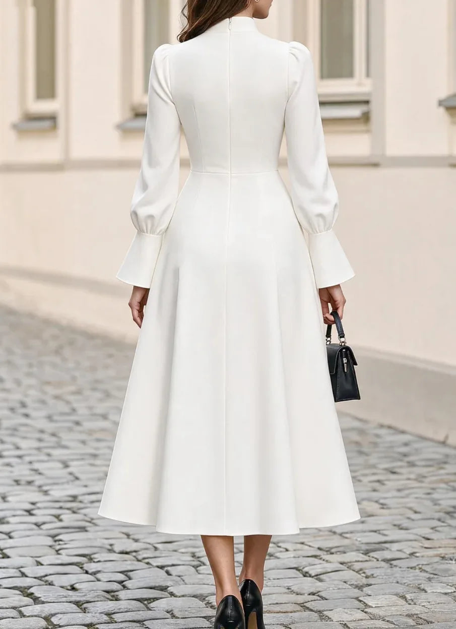 Larkin Flared Cuff Midi Dress