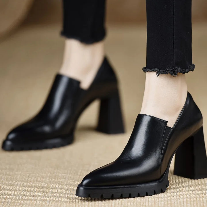 Xanthe Block Heel Pump