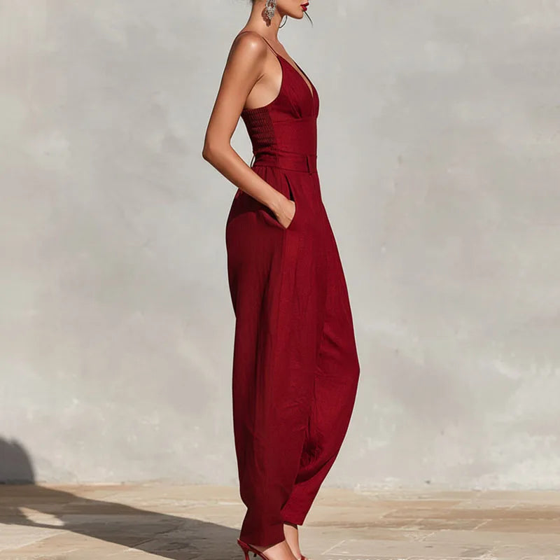 Claire Pocket Lounge Jumpsuit
