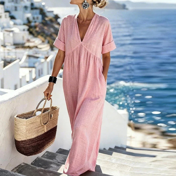 Nerys Sophisticated Bohemian Maxi Dress