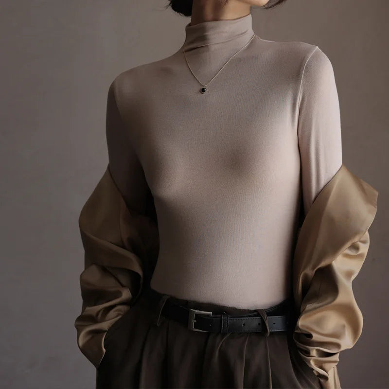 Fiona Mock Neck Knit Top