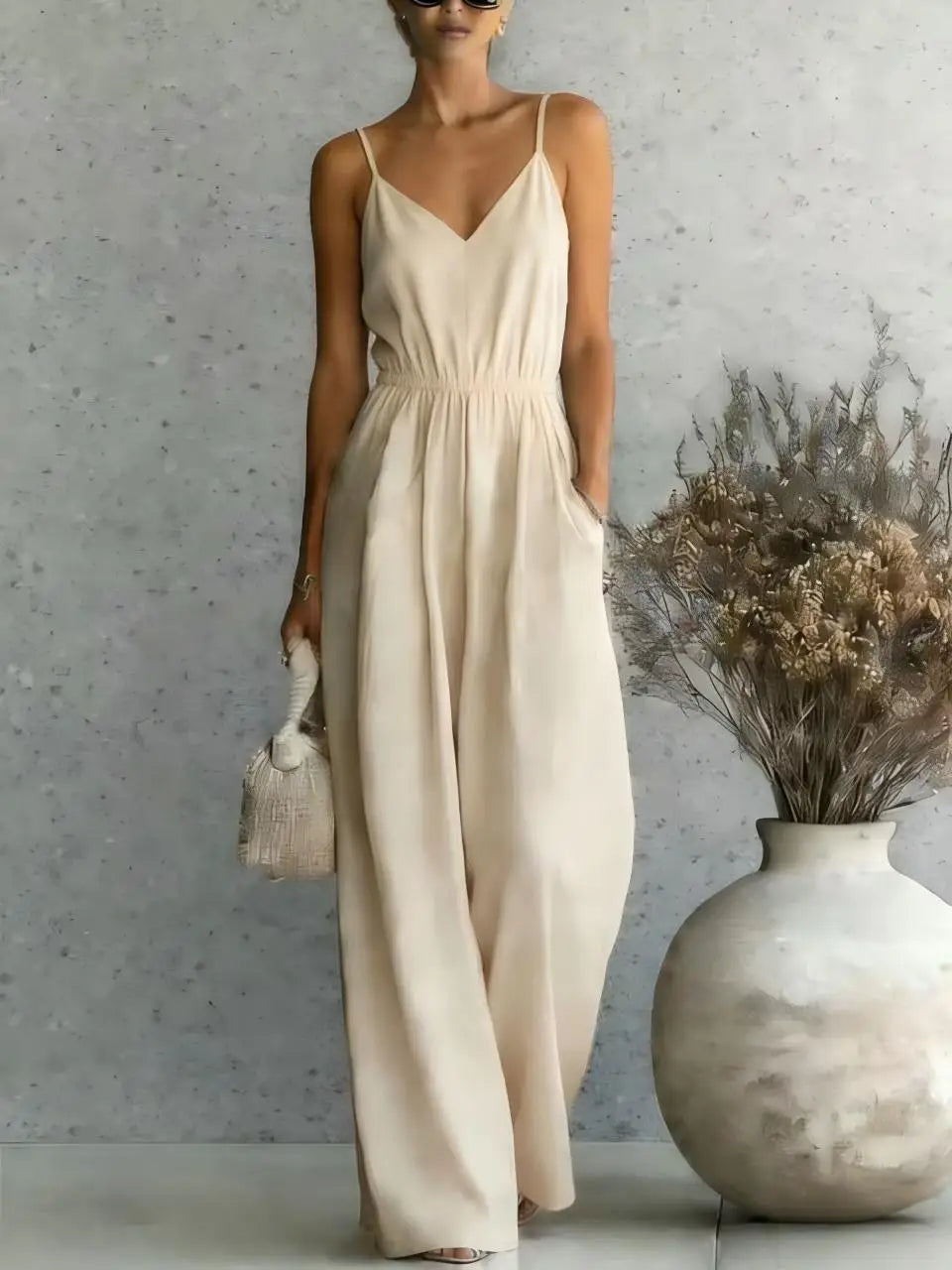 Aitana  Wide Leg Casual Jumpsuit
