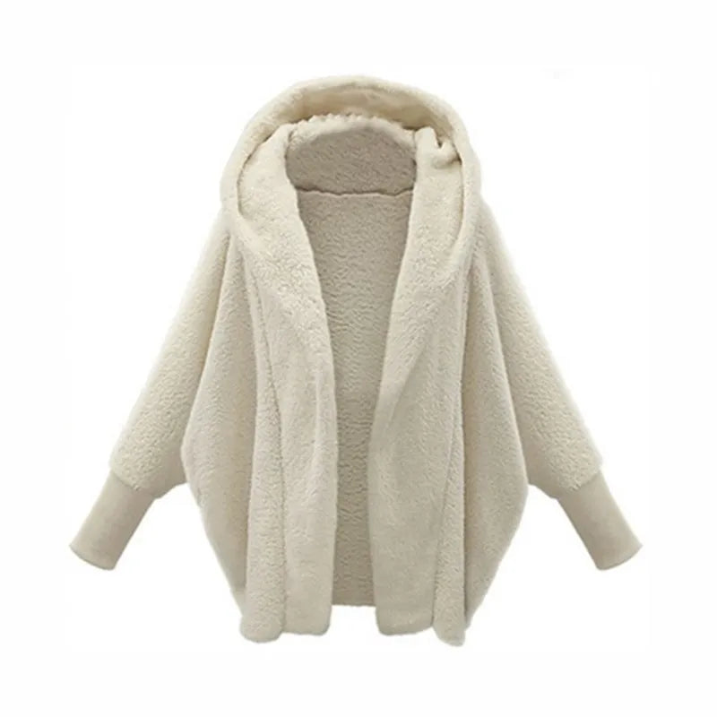 Marisette Open Front Fleece Coat