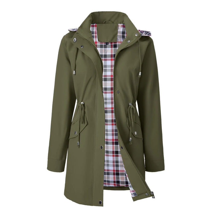 Antonia Drawstring Waist Rain Jacket