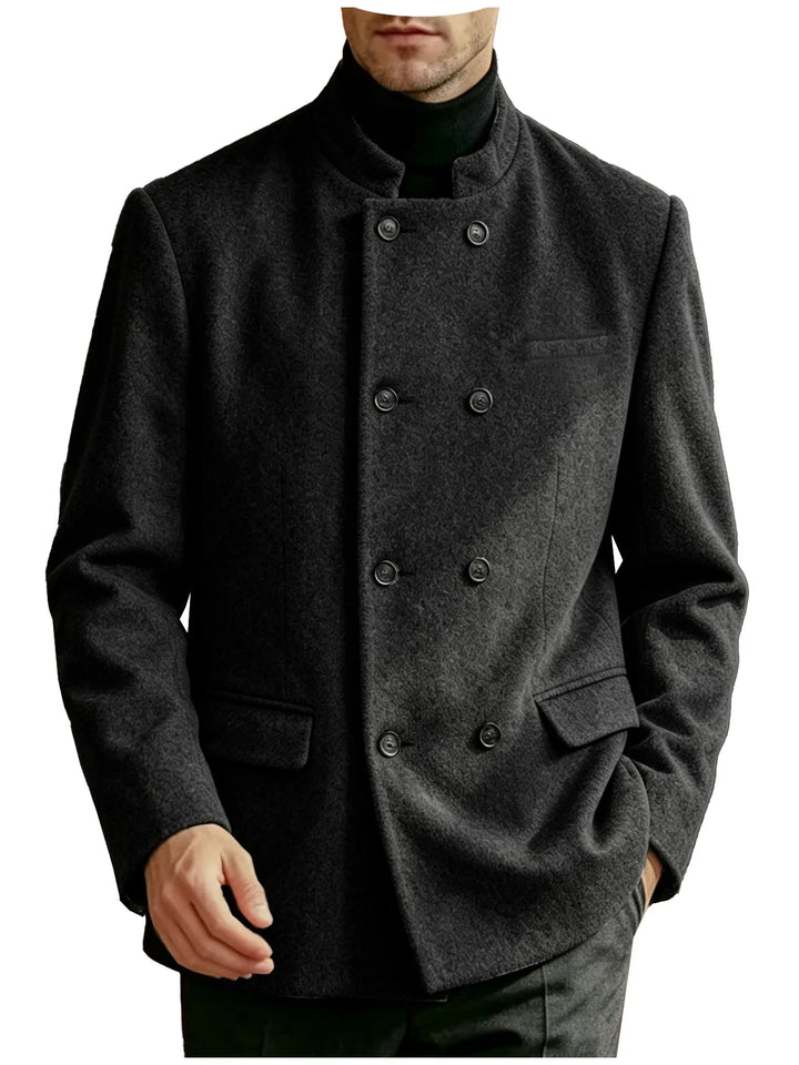 Dawson Mandarin Collar Coat