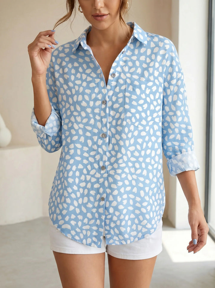 Naomi V Neck Floral Blouse