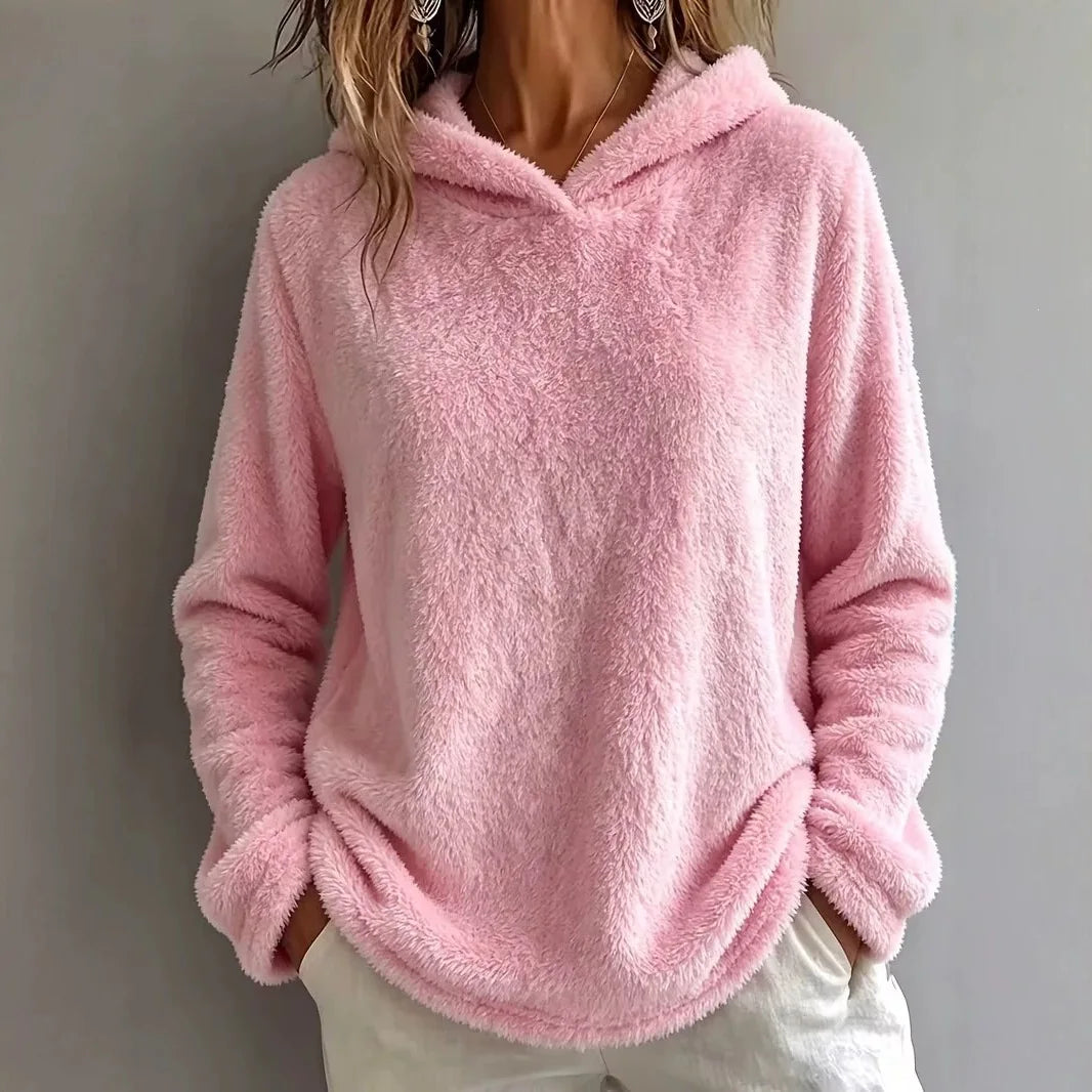Winslet Fuzzy Fleece Hoodie