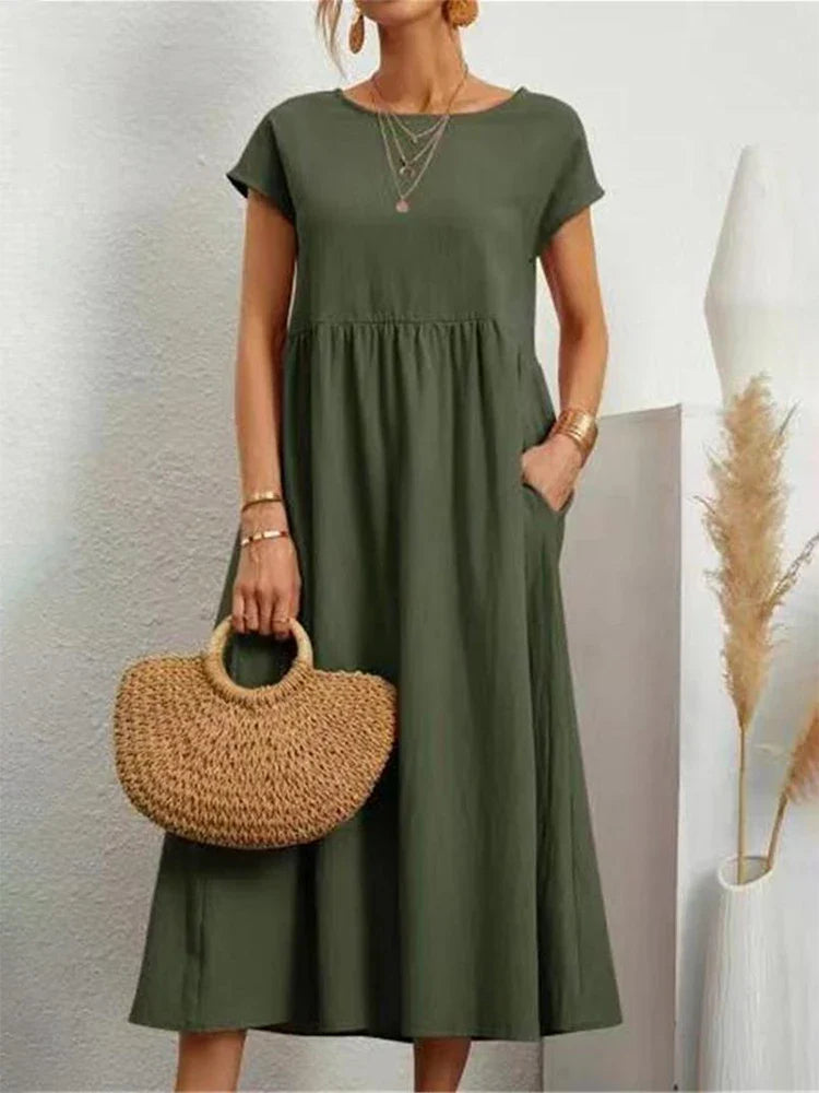 Linda Relaxed Pocket Maxi Dress