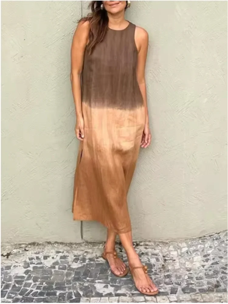 Liora Gradient Relaxed Midi Dress