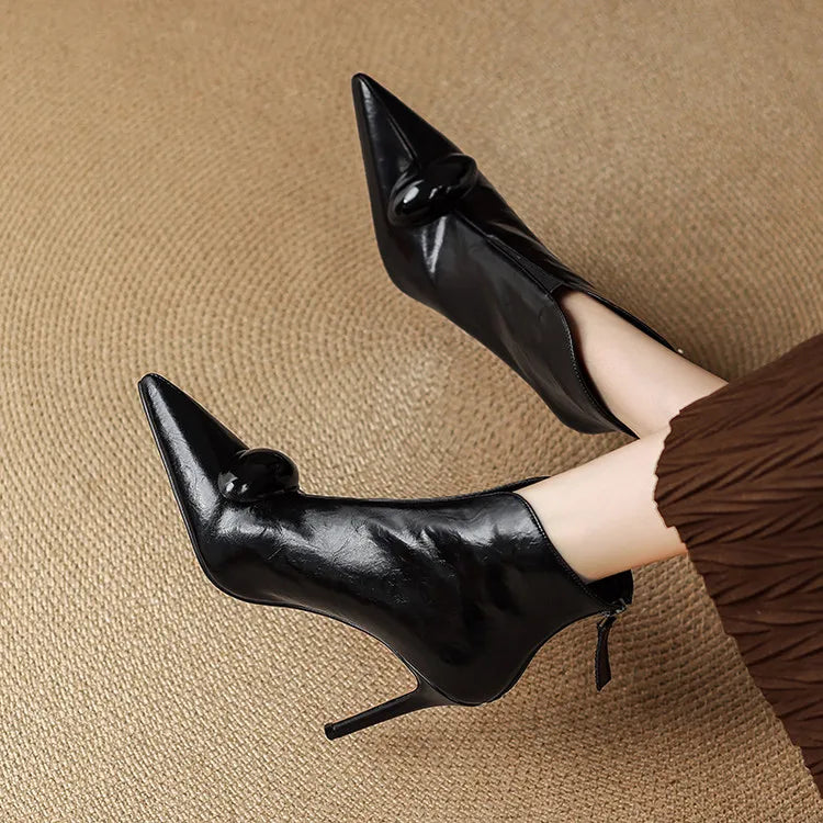 Delphine Pointed Toe Ankle Boot