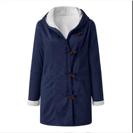 Emmeline Toggle Duffle Shearling Coat