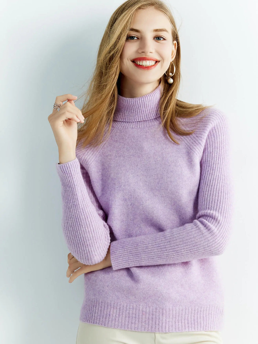 Genevieve Ribbed Turtleneck
