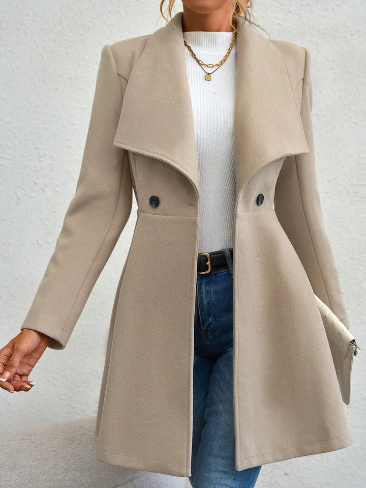Anneke Waterfall Collar Coat