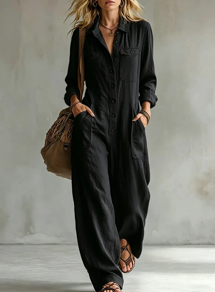 Lorelei  Wide Leg Utility Jumpsuit