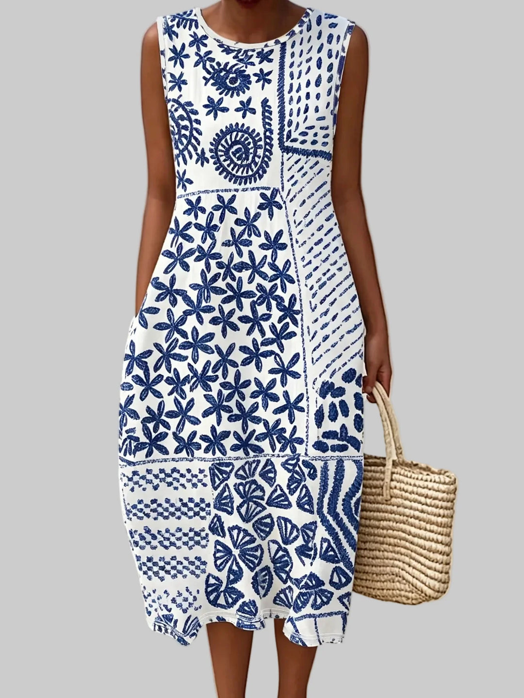 Novalie Bohemian Floral Midi Dress