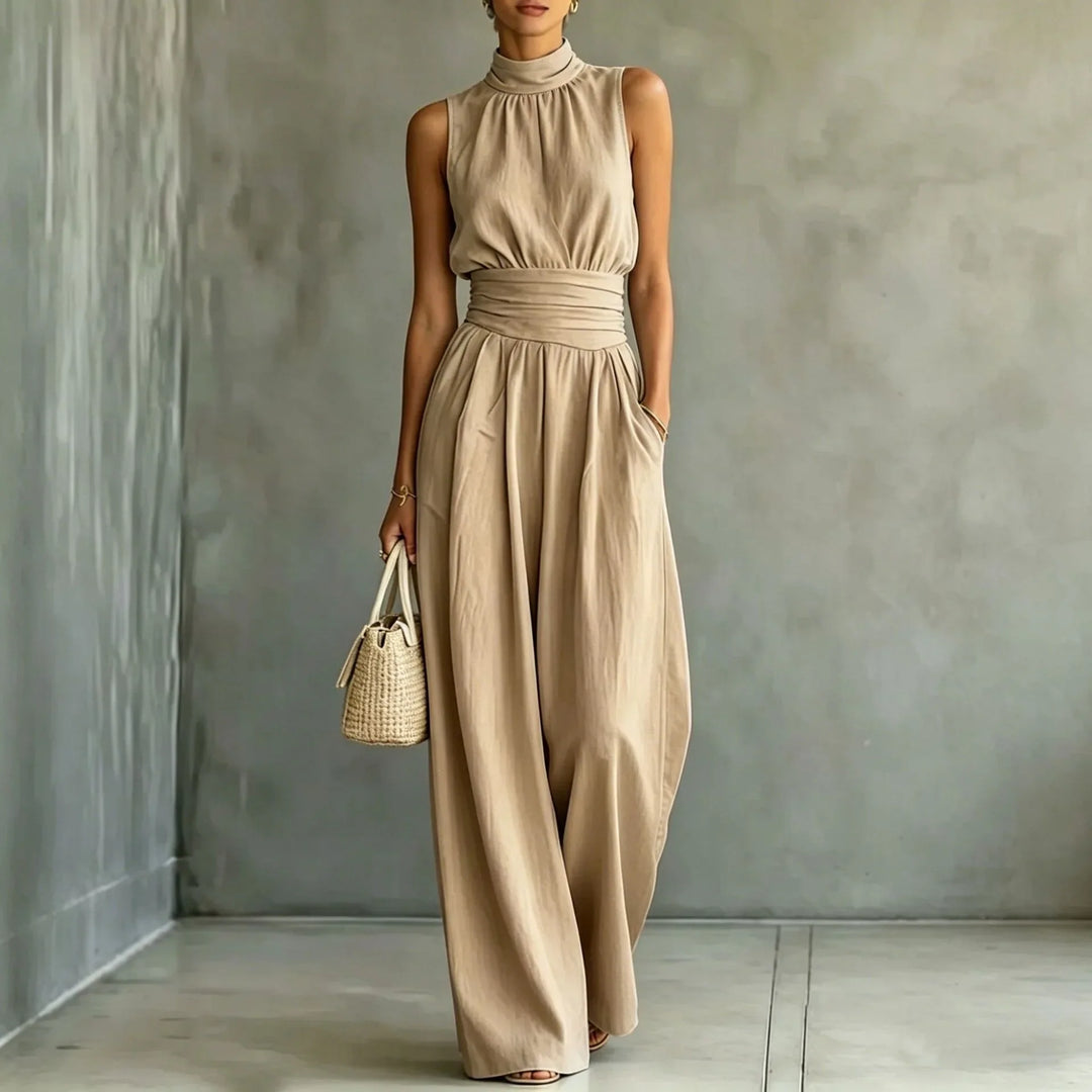 Eva Sleeveless Wide Leg Jumpsuit